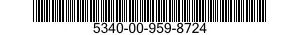 5340-00-959-8724 HINGE,BUTT 5340009598724 009598724