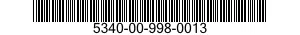 5340-00-998-0013  5340009980013 009980013