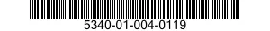 5340-01-004-0119 CLAMP,SYNCHRO 5340010040119 010040119