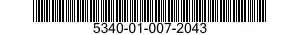 5340-01-007-2043  5340010072043 010072043