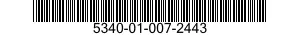 5340-01-007-2443 BRACKET,ANGLE 5340010072443 010072443