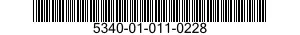 5340-01-011-0228  5340010110228 010110228