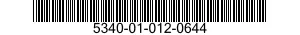 5340-01-012-0644  5340010120644 010120644