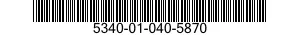 5340-01-040-5870 INSERT,SCREW THREAD 5340010405870 010405870