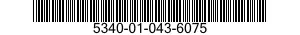5340-01-043-6075 CLAMP,BLOCK,SECTION 5340010436075 010436075