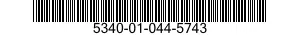 5340-01-044-5743 BRACKET,MOUNTING 5340010445743 010445743
