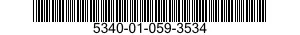 5340-01-059-3534 HINGE,BUTT 5340010593534 010593534
