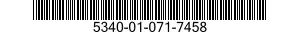 5340-01-071-7458 SLIDE SECTION,DRAWER,EXTENSION 5340010717458 010717458