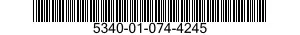 5340-01-074-4245 LOCK,BOLT,CYLINDER 5340010744245 010744245