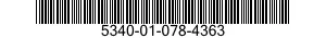5340-01-078-4363 BRACKET,ANGLE 5340010784363 010784363