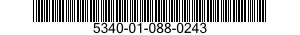 5340-01-088-0243 BRACKET,ANGLE 5340010880243 010880243