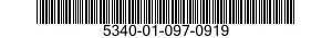 5340-01-097-0919 HINGE,BUTT 5340010970919 010970919