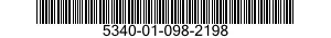 5340-01-098-2198 BRACKET,ANGLE 5340010982198 010982198