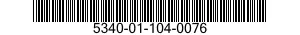 5340-01-104-0076 BRACKET,MOUNTING 5340011040076 011040076
