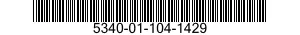 5340-01-104-1429 CLIP,SPRING TENSION 5340011041429 011041429