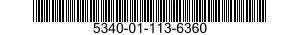 5340-01-113-6360 BRACKET,ANGLE 5340011136360 011136360