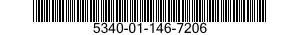 5340-01-146-7206 BRACKET,ANGLE 5340011467206 011467206