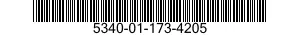 5340-01-173-4205 BRACKET,RADIATOR 5340011734205 011734205