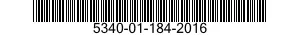 5340-01-184-2016 BRACKET,ANGLE 5340011842016 011842016