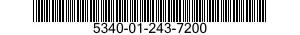 5340-01-243-7200 PLATE,SPECIAL 5340012437200 012437200