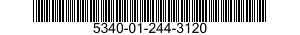 5340-01-244-3120 LEAF,BUTT HINGE 5340012443120 012443120
