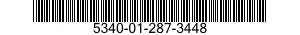 5340-01-287-3448 BRACKET,RAIL LATCH 5340012873448 012873448