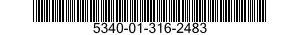 5340-01-316-2483 BRACKET,ANGLE 5340013162483 013162483
