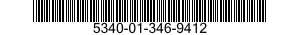 5340-01-346-9412 LATCH SET,MORTISE 5340013469412 013469412