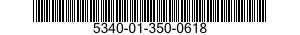 5340-01-350-0618 BRACKET,MOUNTING 5340013500618 013500618