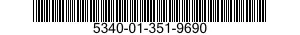 5340-01-351-9690 LATCH,MORTISE 5340013519690 013519690