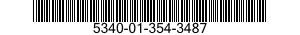 5340-01-354-3487 BRACKET,ENGINE ACCESSORY 5340013543487 013543487