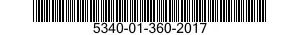 5340-01-360-2017 BRACKET,MOUNTING 5340013602017 013602017