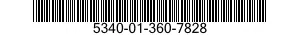 5340-01-360-7828 BRACKET,MOUNTING 5340013607828 013607828