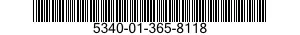 5340-01-365-8118 SEAL,ANTIPILFERAGE 5340013658118 013658118