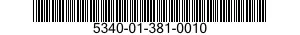 5340-01-381-0010 PLUG,PROTECTIVE,DUST AND MOISTURE SEAL 5340013810010 013810010