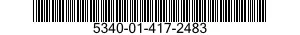 5340-01-417-2483 BRACKET,ANGLE 5340014172483 014172483