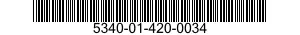 5340-01-420-0034 HANDLE,BOW 5340014200034 014200034