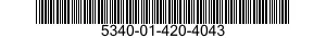 5340-01-420-4043 LEAF,STRAP HINGE 5340014204043 014204043