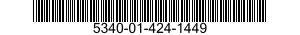 5340-01-424-1449 BOLT ASSEMBLY,CLAMP 5340014241449 014241449