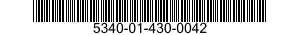 5340-01-430-0042 HANDLE,BOW 5340014300042 014300042