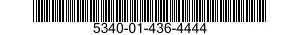 5340-01-436-4444 SLIDE SECTION,DRAWER,EXTENSION 5340014364444 014364444