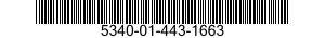 5340-01-443-1663 BRACKET,MOUNTING 5340014431663 014431663