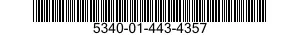 5340-01-443-4357 BRACKET,MOUNTING 5340014434357 014434357