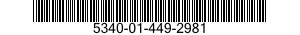 5340-01-449-2981 BRACKET,ANGLE 5340014492981 014492981