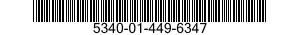 5340-01-449-6347 BRACKET,MOUNTING 5340014496347 014496347