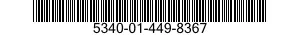 5340-01-449-8367 BRACKET,MOUNTING 5340014498367 014498367