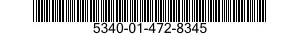 5340-01-472-8345 BRACKET,ANGLE 5340014728345 014728345