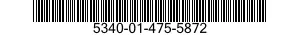 5340-01-475-5872 BRACKET,STRUCTURAL COMPONENT,AIR 5340014755872 014755872