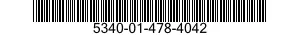 5340-01-478-4042 SLIDE SECTION,DRAWER,EXTENSION 5340014784042 014784042