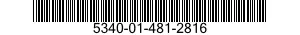 5340-01-481-2816 BOLT ASSEMBLY,CLAMP 5340014812816 014812816